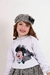 Conjunto Minnie Cinza Saia 3 peças F050129 na internet