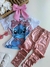 Conjunto Metalizado Stitch Rose F050127