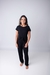 PIJAMA FEMININO MEIA ESTAÇÃO PRETO BÁSICO - comprar online