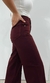 Jeans wilde leg bordo