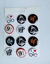 Cartela de Bottons Harry Potter | Hogwarts | Potterheads - loja online