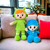 Peluche Pocoyo Y Nina 40 Cm Pocoyo Azul Nina Verde Pocoyo - comprar en línea