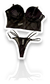 Conjunto Negro Erotico Bra Y Panty Dama Set Super Sexy - kyaBoutique23