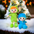 Peluche Pocoyo Y Nina 40 Cm Pocoyo Azul Nina Verde Pocoyo