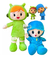 Peluche Pocoyo Y Nina 40 Cm Pocoyo Azul Nina Verde Pocoyo - comprar en línea