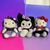 Imagen de Kit Muñequitos De Peluche Hello Kitty Kuromi Anime