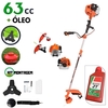 Roçadeira A Gasolina 63cc + Óleo Stihl 2 Tempos 500ml-8017h