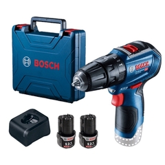 Parafusadeira Furadeira Impacto gsb 12V-30 Brushless 3/8 12V Com 2 Baterias e Carregador - Bosch