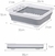 Seca Platos de Silicona Plegable