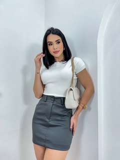Saia Curta de Alfaiataria - comprar online