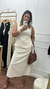 Vestido mídi linho natural - loja online