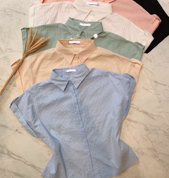 Camisa de Algodão e Linho