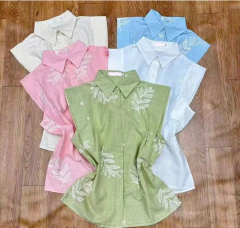 Camisa de Linho com Bordado