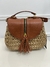 Bolsa Transversal de Palha Caramelo - comprar online