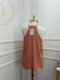 Blusa Transpassada Salmão - Vanodsboutique