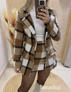 Conjunto Xadrez Saia-Short + Casaco na internet