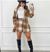 Conjunto Xadrez Saia-Short + Casaco - comprar online