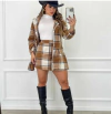 Conjunto Xadrez Saia-Short + Casaco - comprar online