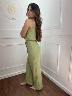 Conjunto calça e cropped alfaiataria - Vanodsboutique