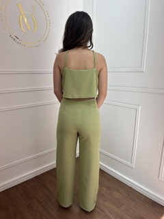 Conjunto calça e cropped alfaiataria - loja online