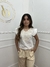 Blusa de Algodão e Linho bordada
