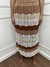 Saia Longa de Tricô Tricolor - comprar online