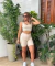 Conjunto Latte Curve (Top+short) na internet