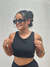 Cropped com feicho traseiro preto - comprar online