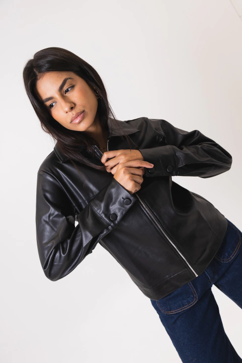 Jaqueta Couro Ecológico - comprar online