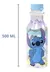 Garrafa de água de plástico com design do Stitch, capacidade de 500 ml.