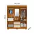 ROUPEIRO 4P ABRIR 2G C/ESPELHO ACP ISABELY CAPELINHA CINAMOMO/OFF WHITE - comprar online