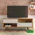 Rack Para Sala Retrô TV até 50 Polegadas Notável NT 1180 Freijó/Off White - comprar online