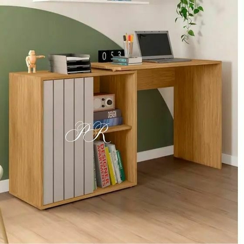 Mesa De Computador tech cor frejo/white Caemmun