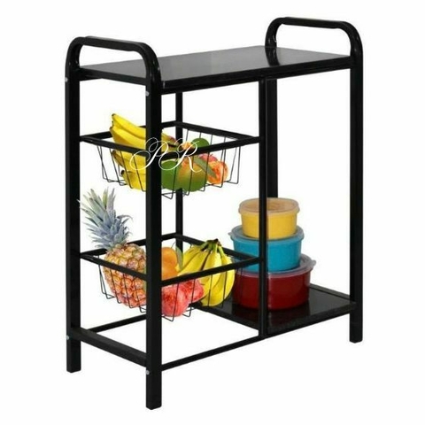 Fruteira Dupla Big Pedra 2 Cestos