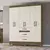 Guarda-Roupa Casal 6 Portas Itatiba Castanho/Off Whi