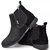 Bota Chelsea Masculina Tradicional Couro Camurça Botina Classica Resistente