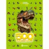 LIVRO DE ATIVIDADES E DESENHOS PARA COLORIR COM 500 ADEVISOS DINOSSAURO