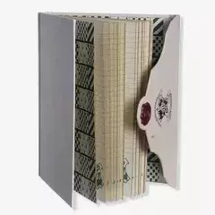 CADERNO COM IMÃ - FORMATO DE CARTA DO HOGWARTS