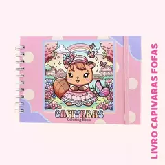 LIVRO PARA COLORIR CAPIVARA - 30 FOLHAS