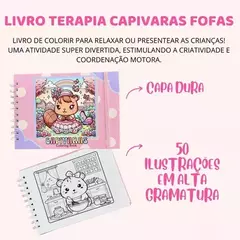 LIVRO PARA COLORIR CAPIVARA - 30 FOLHAS - comprar online