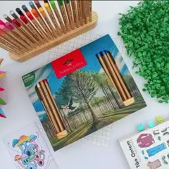 LAPIS DE COR FABER 36 CORES ECO SUPERSOFT NATURAL EDITION