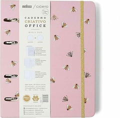 CADERNO ARGOLADO OFFICE - MELISSA/CICERO