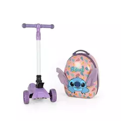 Mochila de Costas Com Patinete Luxcel Stitch Violeta - loja online