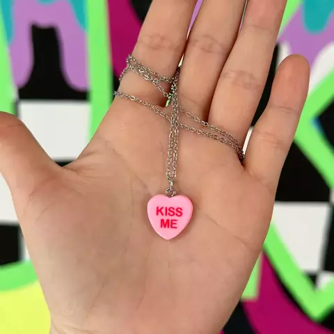 Collar Kiss Me - Hecho a mano - comprar en línea