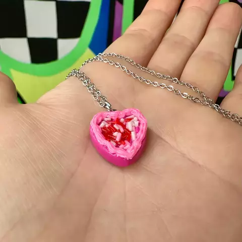 Collar Mini Love Cake - Hecho a mano - comprar en línea
