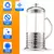Cafeteira Francesa Cremeira 350ml Inox Leite Café Chá 3 modelos - Dolce Home - loja online