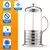 Cafeteira Francesa Cremeira 350ml Inox Leite Café Chá 3 modelos - Dolce Home