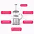Cafeteira Francesa Cremeira 350ml Inox Leite Café Chá 3 modelos - Dolce Home