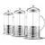 Cafeteira Francesa Cremeira 350ml Inox Leite Café Chá 3 modelos - Dolce Home na internet