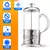Cafeteira Francesa Cremeira 350ml Inox Leite Café Chá 3 modelos - Dolce Home